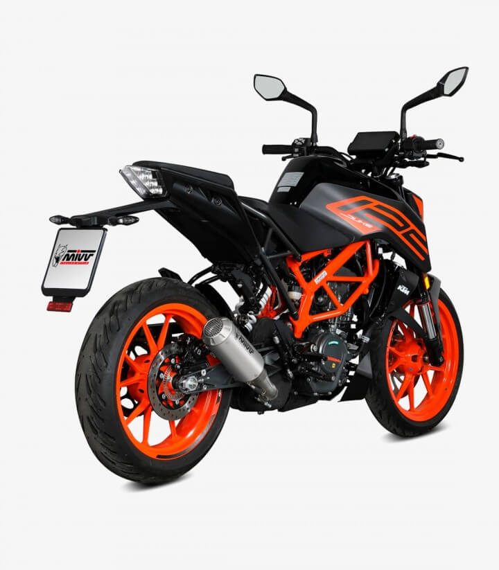 MIVV MK3 Auspuff Stahl für KTM 125 Duke (21-23), 390 Duke (21-25) KT.025.SM3X