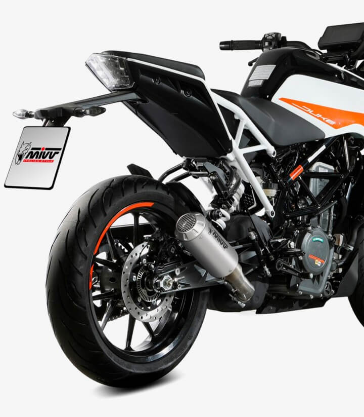 Escape MIVV MK3 Acero para KTM 125 / 390 Duke (21-25) KT.025.SM3X