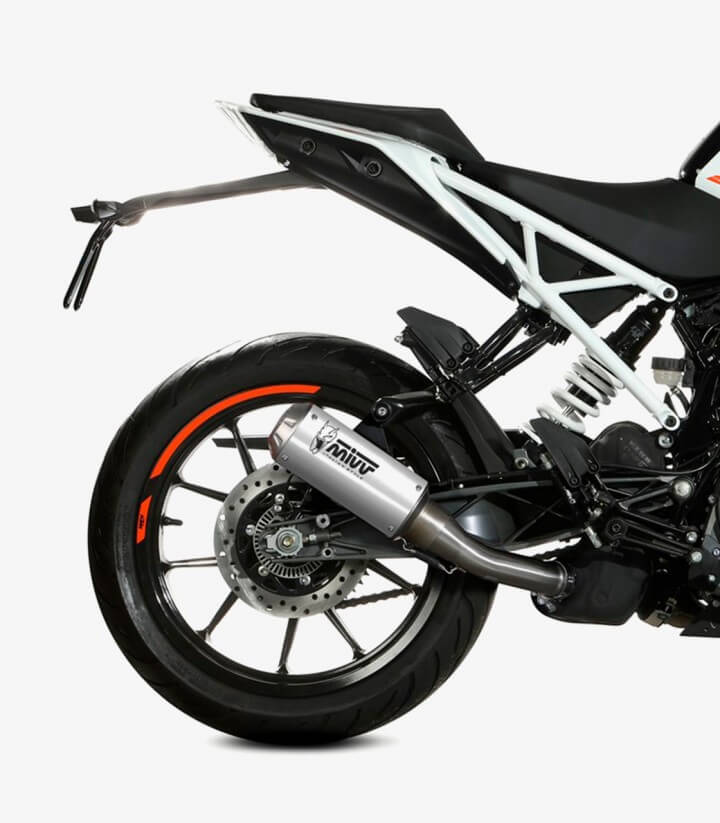 MIVV MK3 Auspuff Stahl für KTM 125 Duke (21-23), 390 Duke (21-25) KT.025.SM3X
