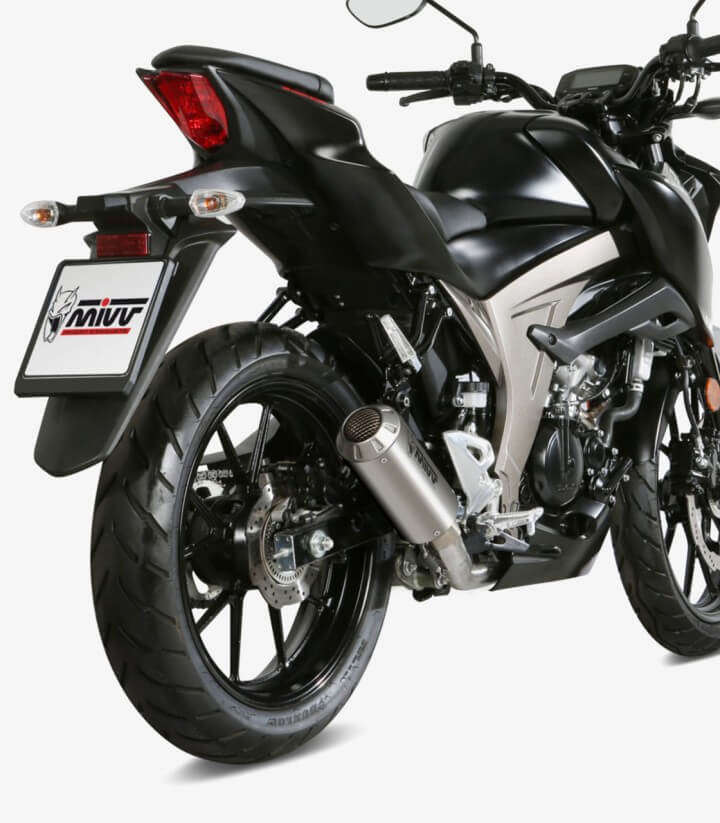 MIVV MK3 Auspuff Stahl für Suzuki GSX-R125 (17-21), GSX-S125 (17-21) S.055.SM3X