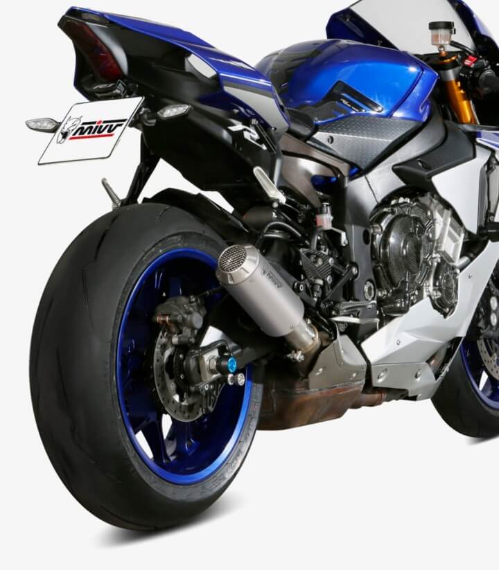 MIVV MK3 Auspuff Stahl für Yamaha YZF 1000 R Thunderace (15-22), YZF-R1 (15-22) Y.050.LM3X