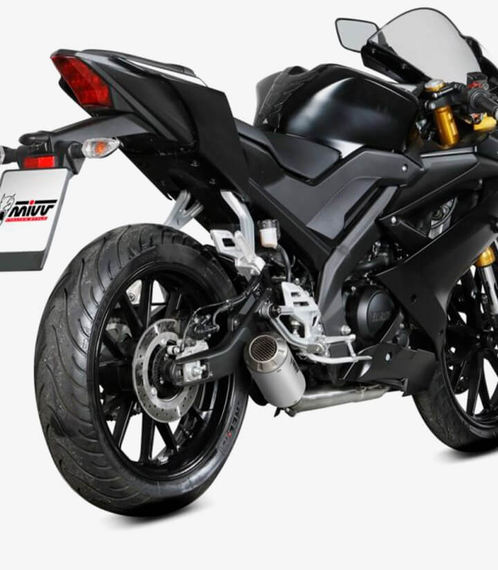 MIVV MK3 Auspuff Stahl für Yamaha MT-125 (20-26), YZF-R 125 (19-26) Y.067.SM3X