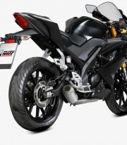 MIVV MK3 Exhaust Stainless Steel for Yamaha MT 125, YZF R125 (19-25) Y.067.SM3X
