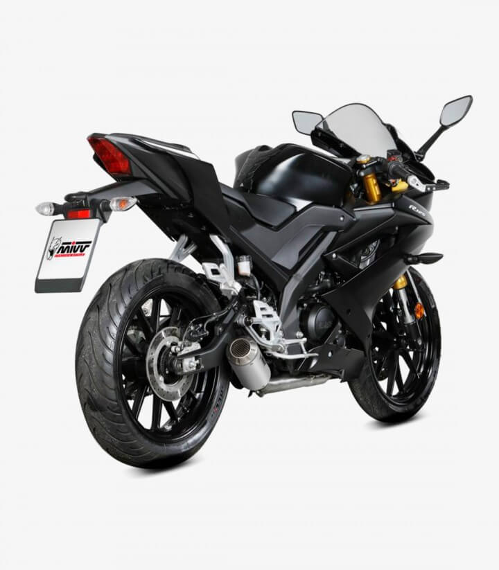 MIVV MK3 Auspuff Stahl für Yamaha MT-125 (20-26), YZF-R 125 (19-26) Y.067.SM3X