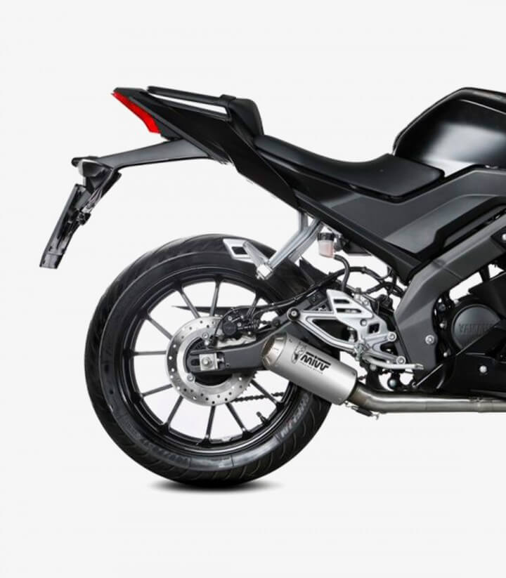 MIVV MK3 Auspuff Stahl für Yamaha MT-125 (20-26), YZF-R 125 (19-26) Y.067.SM3X