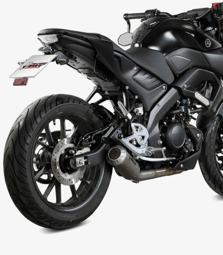 MIVV MK3 Auspuff Stahl für Yamaha MT-125 (20-26), YZF-R 125 (19-26) Y.067.SM3X