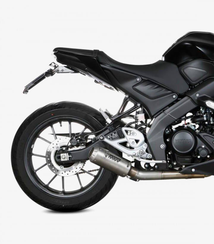 MIVV MK3 Auspuff Stahl für Yamaha MT-125 (20-26), YZF-R 125 (19-26) Y.067.SM3X