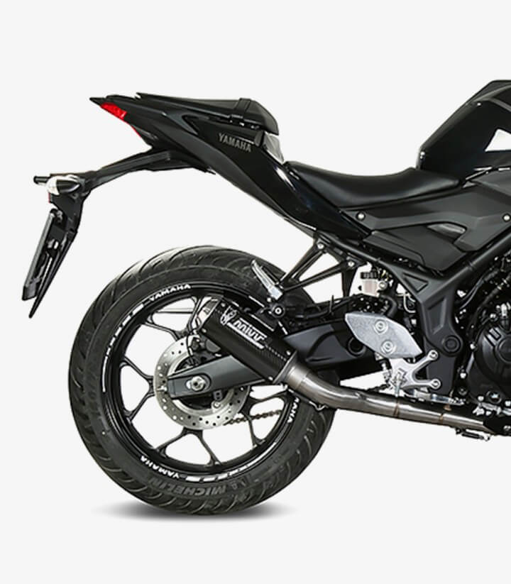 MIVV MK3 Auspuff Carbon für Yamaha MT-03 (16-24), YZF-R25/R3 (15-24) X.YA.0008.SM3C