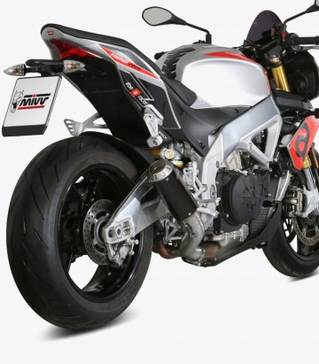 Escape MIVV MK3 Negro para Aprilia Tuono V4 1100 (18-20) A.012.SM3B
