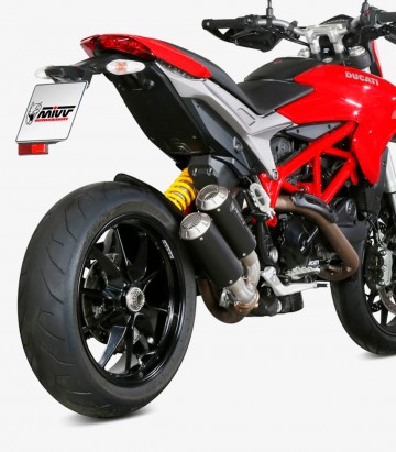 MIVV MK3 Auspuff Schwarz für Ducati Hypermotard 939 (16-18) D.043.SM3B