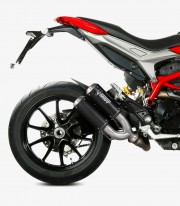 MIVV MK3 Exhaust Black for Ducati Hypermotard 939 (16-18) D.043.SM3B