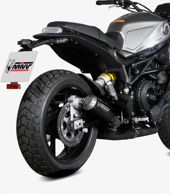 Escape MIVV MK3 Negro para Benelli Leoncino 800 (22-24) E.008.SM3B