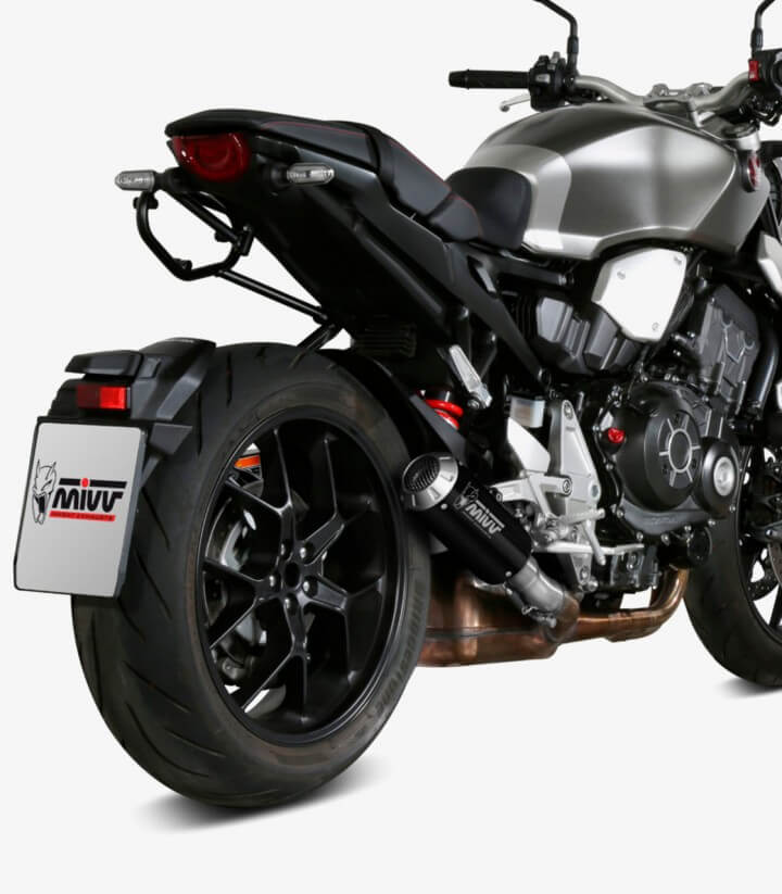 MIVV MK3 Auspuff Schwarz für Honda CB 1000 R (18-25) H.068.LM3B