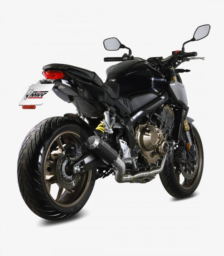 MIVV MK3 Auspuff Schwarz für Honda CB650R (19-23), CBR650R (19-23) H.072.SM3B