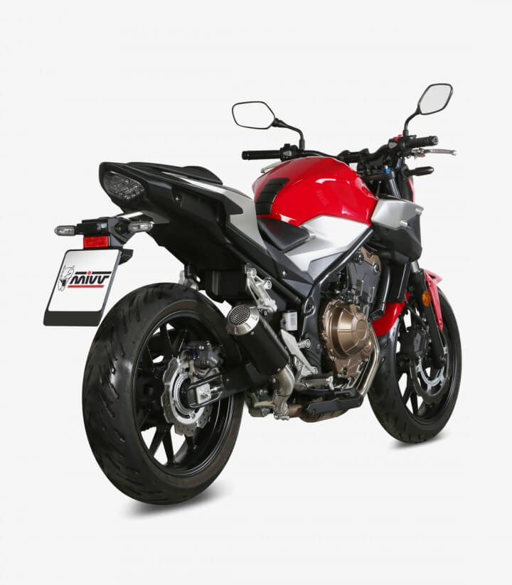 Escape MIVV MK3 Negro para Honda CB 500 F / X (19-24) H.075.SM3B