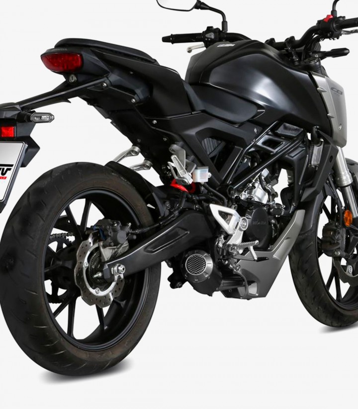 Escape MIVV MK3 Negro para Honda CB 125 R (18-25) H.076.SM3B