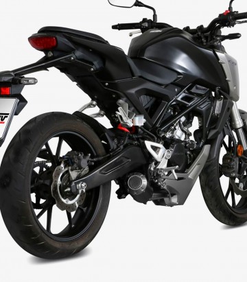 MIVV MK3 Auspuff Schwarz für Honda CB125R (18-20, 24) H.076.SM3B