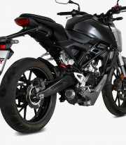 Escape MIVV MK3 Negro para Honda CB 125 R (18-25) H.076.SM3B