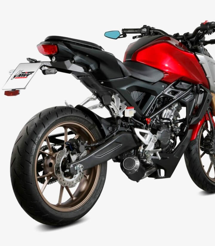 MIVV MK3 Auspuff Schwarz für Honda CB125R (21-24) H.078.SM3B