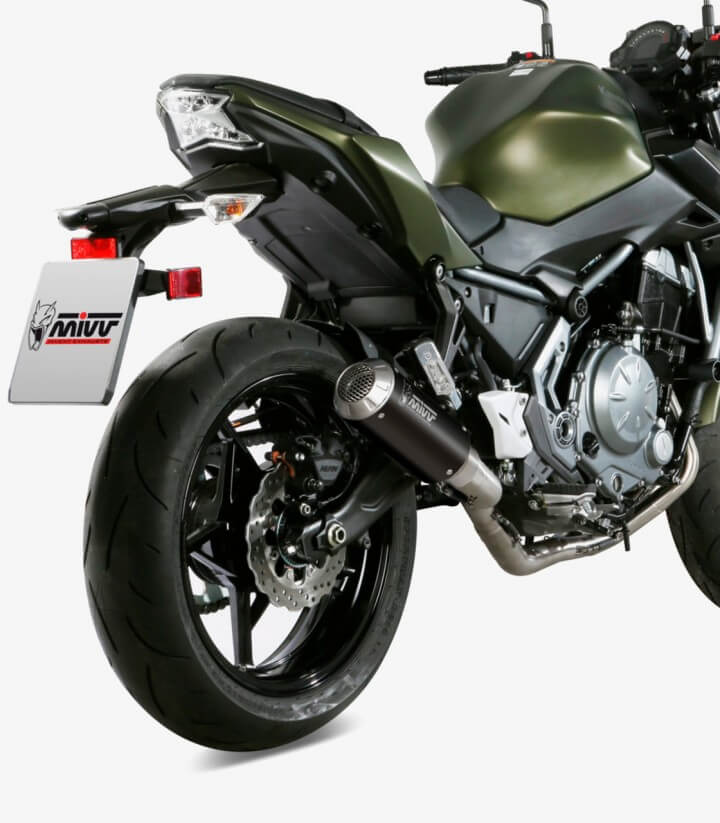 Escape MIVV MK3 Negro para Kawasaki Ninja / Vulcan S / Z 650 (17-23) K.044.SM3B