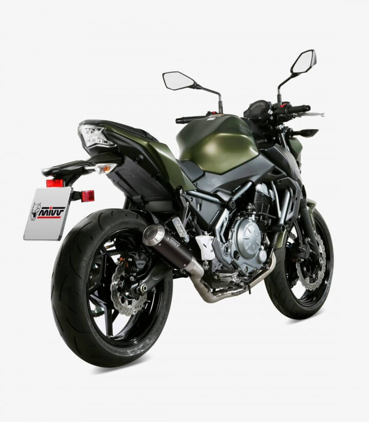 MIVV MK3 Auspuff Schwarz für Kawasaki Ninja 650, Vulcan S, Z 650 (17-23) K.044.SM3B