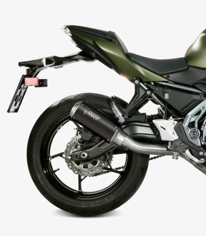 MIVV MK3 Auspuff Schwarz für Kawasaki Ninja 650, Vulcan S, Z 650 (17-23) K.044.SM3B