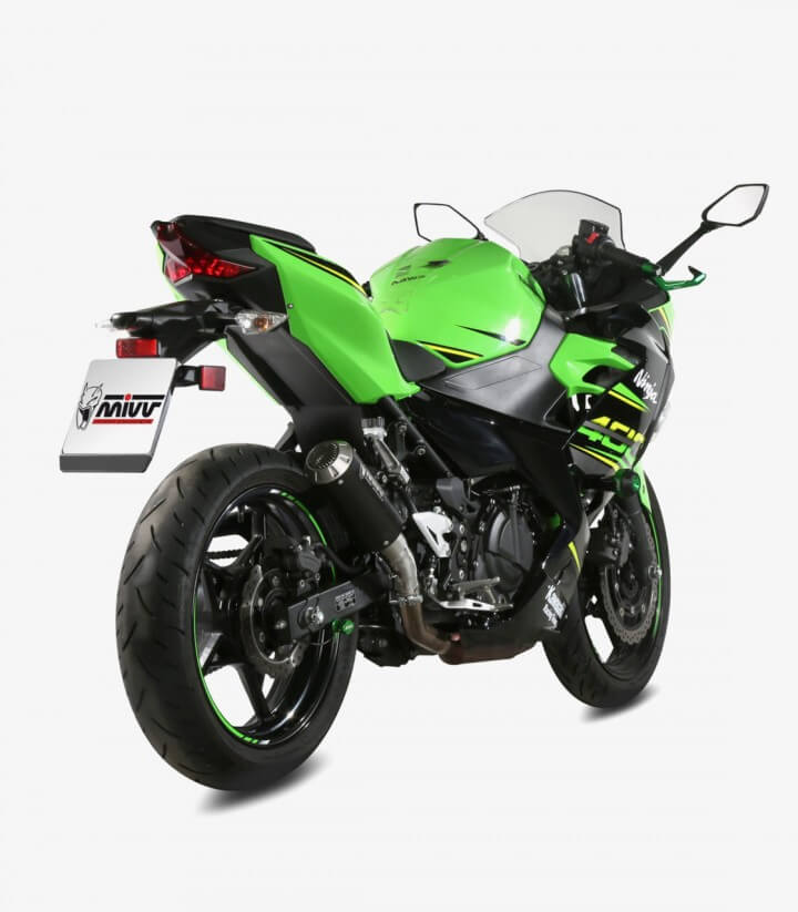 Escape MIVV MK3 Negro para Kawasaki Ninja Z 400 / 400 (18-23) K.047.SM3B