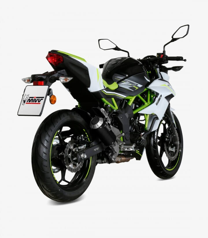 Escape MIVV MK3 Negro para Kawasaki Ninja Z125 / 125 (19-24) K.048.SM3B