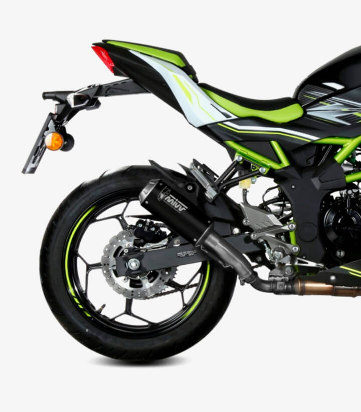 Escape MIVV MK3 Negro para Kawasaki Ninja Z125 / 125 (19-24) K.048.SM3B