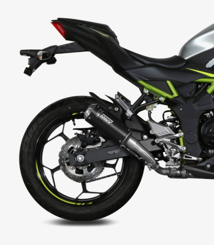 Escape MIVV MK3 Negro para Kawasaki Ninja Z125 / 125 (19-24) K.048.SM3B