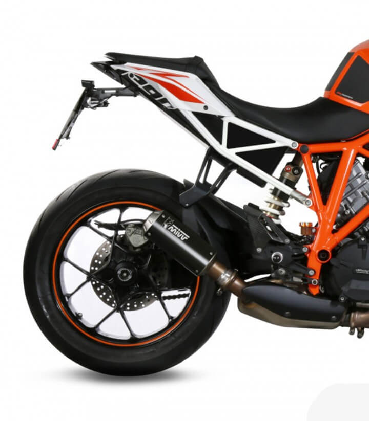 MIVV MK3 Auspuff Schwarz für KTM 1290 Super Duke GT/R (14-19) KT.014.LM3B