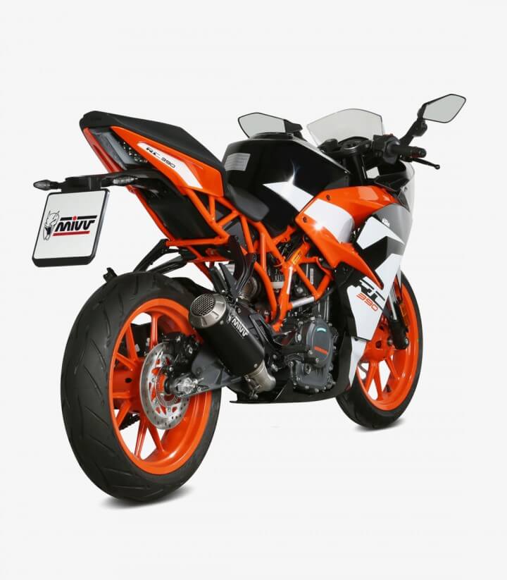 Escape MIVV MK3 Negro para KTM Duke / RC 125/390 (17–21) KT.019.SM3B