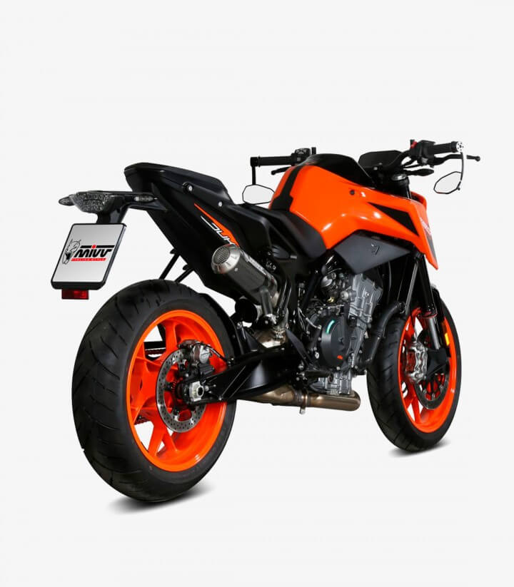 MIVV MK3 Auspuff Schwarz für KTM 790 Duke (18-26), 890 Duke (20-25) KT.020.SM3B
