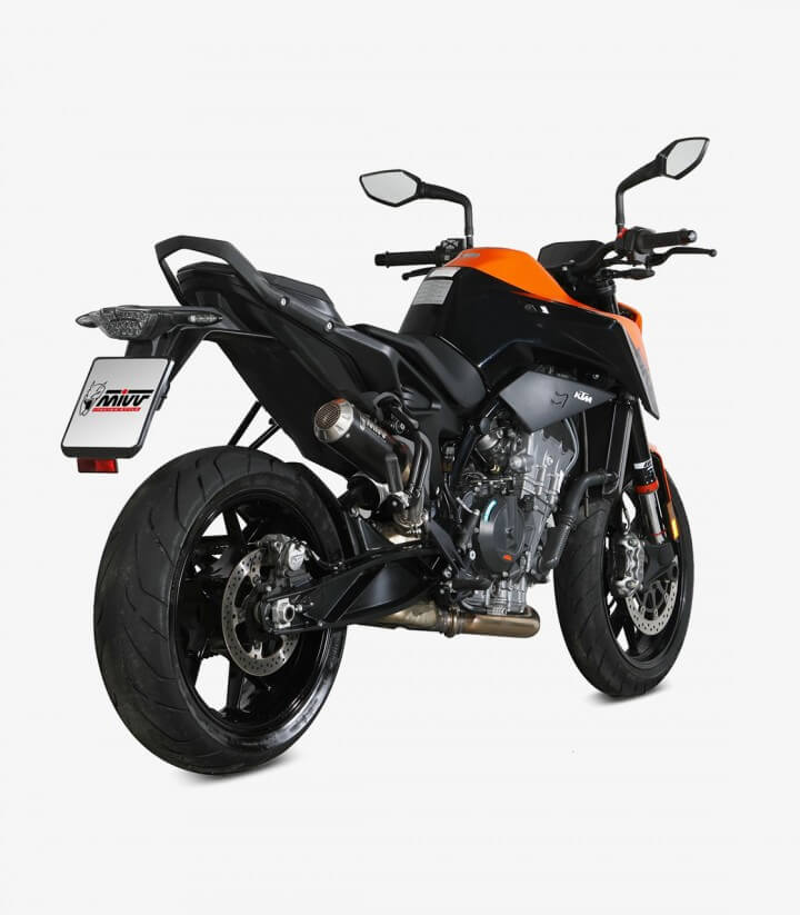 MIVV MK3 Auspuff Schwarz für KTM 790 Duke (18-26), 890 Duke (20-25) KT.020.SM3B