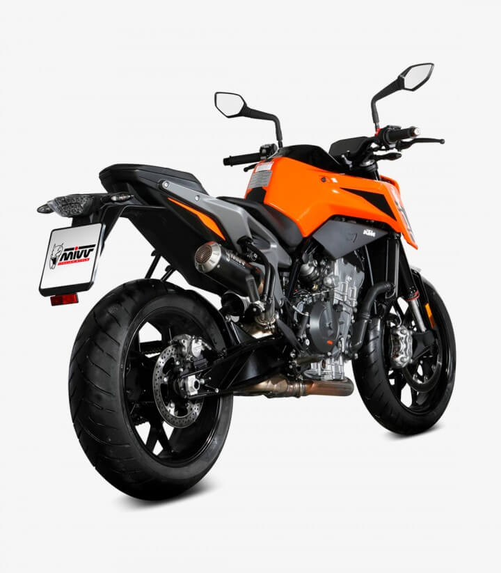MIVV MK3 Auspuff Schwarz für KTM 790 Duke (18-26), 890 Duke (20-25) KT.020.SM3B