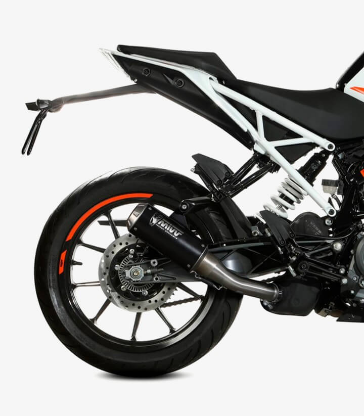 Escape MIVV MK3 Negro para KTM 125 / 390 Duke (21-25) KT.025.SM3B