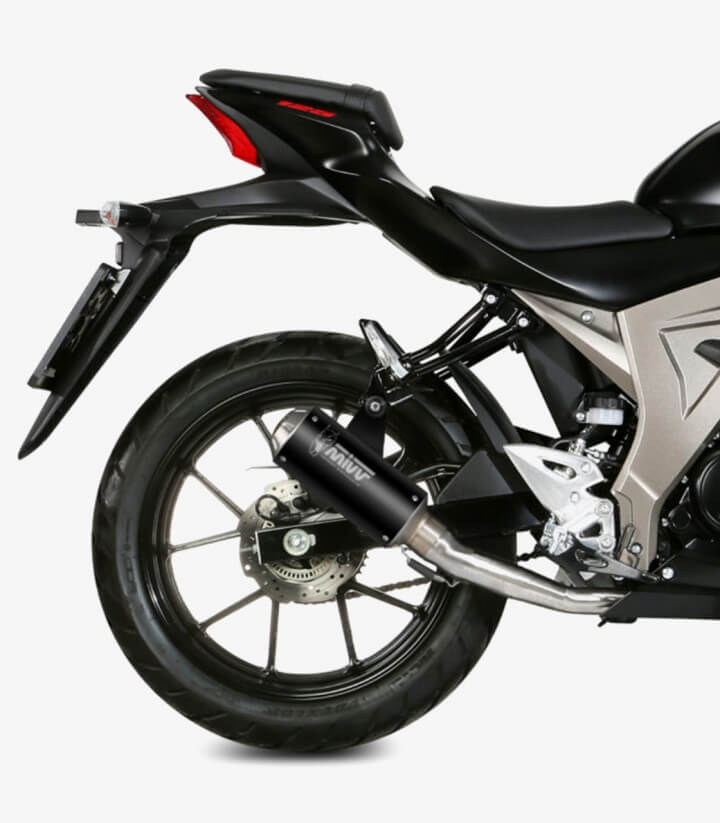 MIVV MK3 Exhaust Black for Suzuki GSX-R/S 125 (17-21) S.055.SM3B