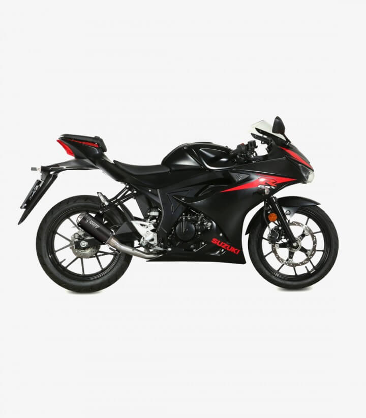MIVV MK3 Auspuff Schwarz für Suzuki GSX-R125 (17-21), GSX-S125 (17-21) S.055.SM3B