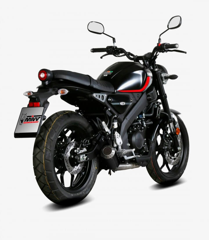 MIVV MK3 Auspuff Schwarz für Yamaha XSR 125 (22-24) Y.075.SM3B