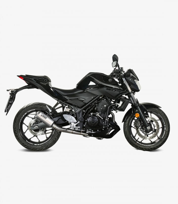 MIVV MK3 Auspuff Stahl für Yamaha MT-03 (16-24), YZF-R25/R3 (15-24) X.YA.0008.SM3X