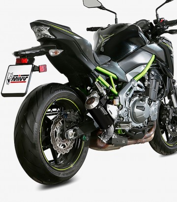 MIVV MK3 Auspuff Schwarz für Kawasaki Z 900 (17-26), Z 900 RS (17-25) K.056.LM3B