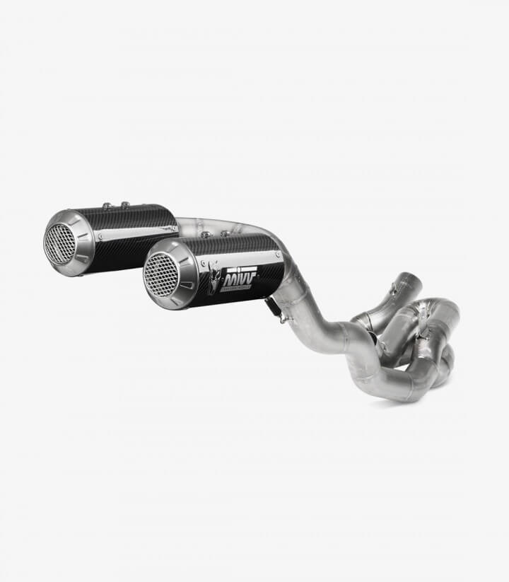 MIVV MK3 Auspuff Titan und Carbon für Ducati Panigale V4 (18-22) R.DU.0005.SM3C