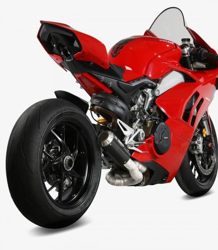 Escape MIVV MK3 Titanio y Carbono para Ducati Panigale V4 / S / R / Streetfighter V4 (18–25) R.DU.0006.SM3C