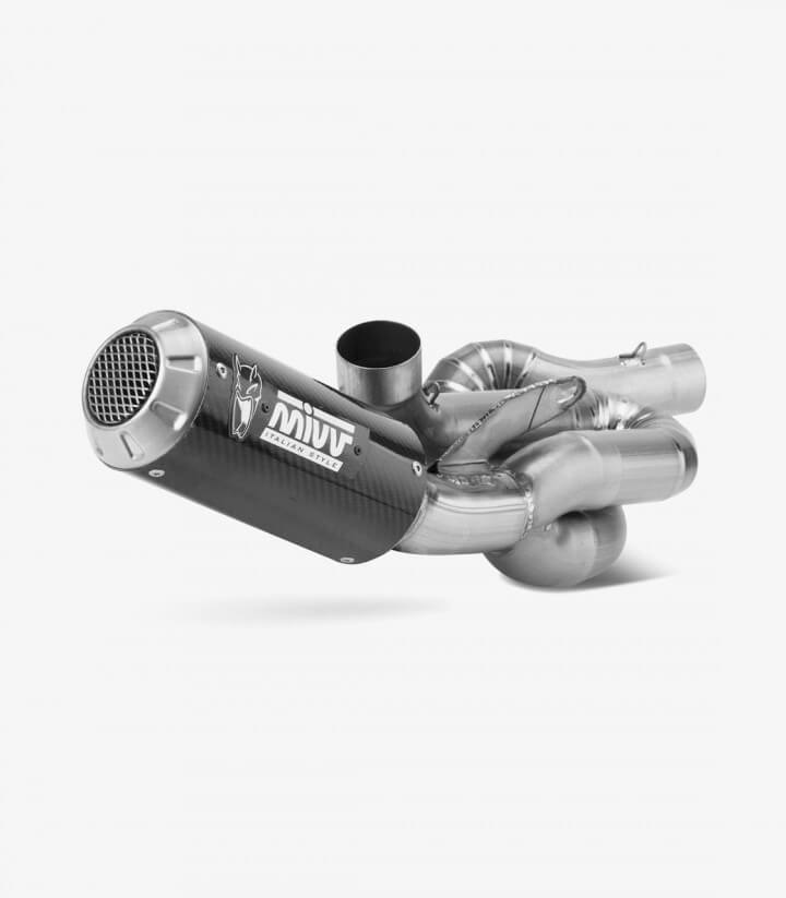 MIVV MK3 Auspuff Titan und Carbon für Ducati Panigale V4 (18-22), Streetfighter V4 (20-22) R.DU.0006.SM3C