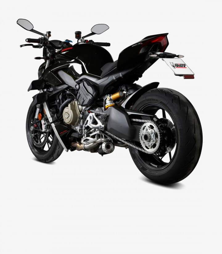 MIVV X-M1 Exhaust Black for Ducati Streetfighter V4 / 1100 (20-25) D.047.SC4B
