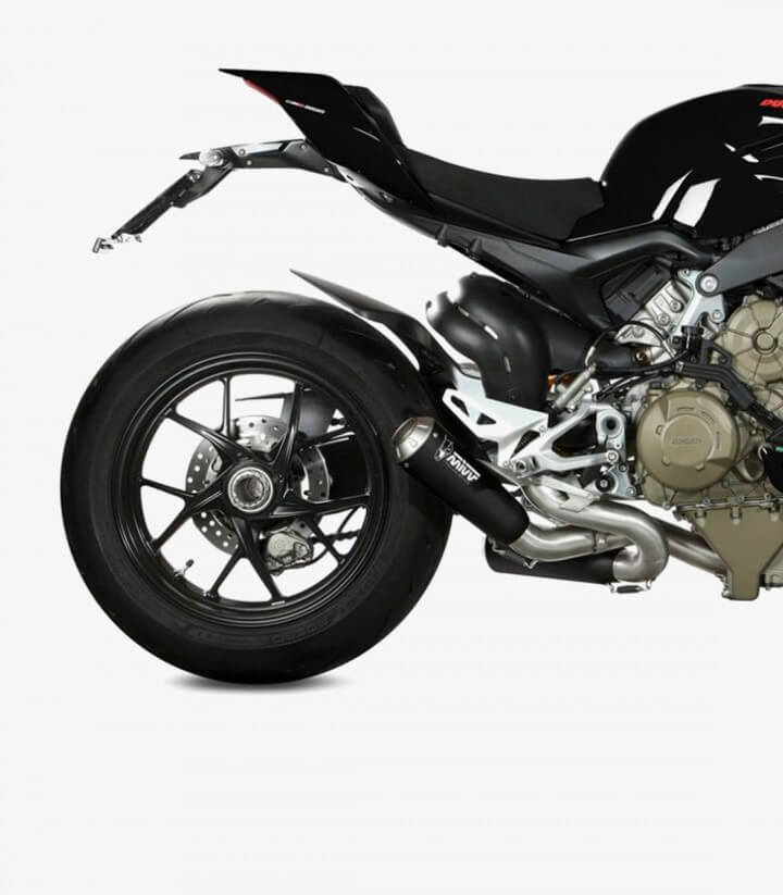 Auspuff MIVV X-M1 Schwarz für Ducati Streetfighter V4 (20-22) D.047.SC4B