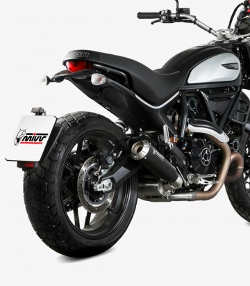 Auspuff MIVV X-M1 Schwarz für Ducati Scrambler (21-22), Scrambler Classic (24) D.050.LC4B