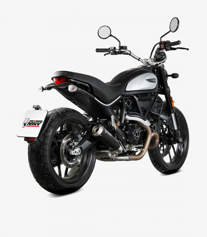 Escape MIVV X-M1 Negro para Ducati Scrambler Classic / Icon (21-25) D.050.LC4B