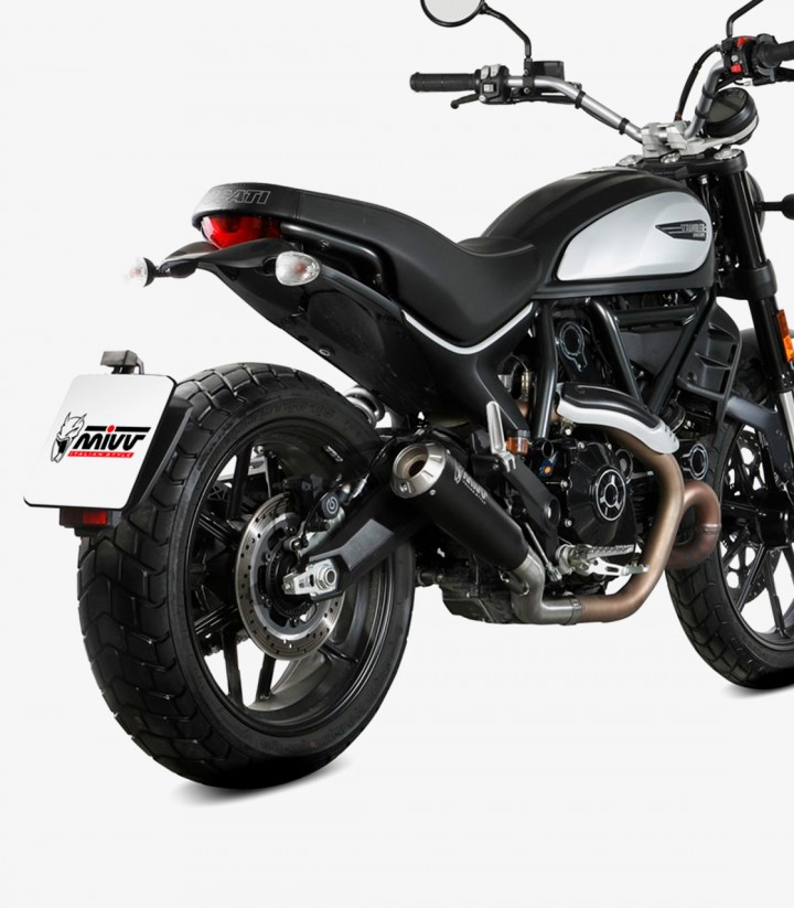 Escape MIVV X-M1 Negro para Ducati Scrambler Classic / Icon (21-25) D.051.SC4B