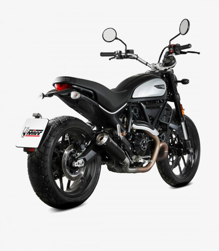 Auspuff MIVV X-M1 Schwarz für Ducati Scrambler (21-22), Scrambler Classic (24) D.051.SC4B